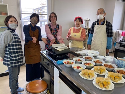 参加者のお料理1